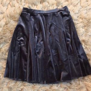 Velvet mini skirt from urban outfitters